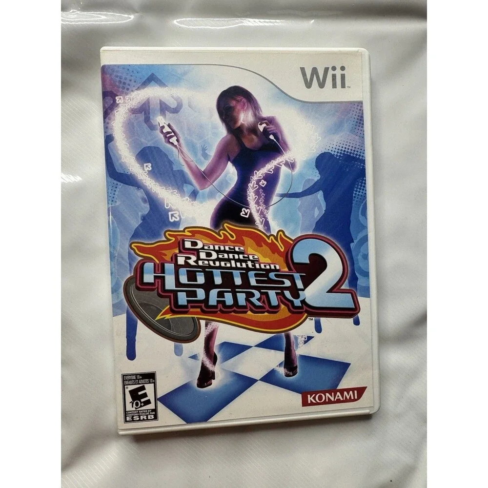 Genuine Dance Dance Revolution Dance Mat Controller For Nintendo Wii  With Game